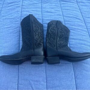 Ariat Heritage R Toe Style 34770 Black Leather Western Cowboy Boots Size 11.5